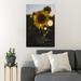 Gracie Oaks Yellow Sunflower In Close Up Photography 33 - 1 Piece Rectangle Graphic Art Print On Wrapped Canvas in White | Wayfair