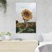Gracie Oaks Yellow Sunflower In Close Up Photography 63 - 1 Piece Rectangle Graphic Art Print On Wrapped Canvas in Green/Yellow | Wayfair