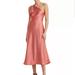 Ralph Lauren Dresses | Lauren Ralph Lauren Dress One-Shoulder Satin Cocktail Dress | Color: Pink | Size: 14