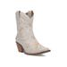 Women's Primrose Mid Calf Western Boot by Dingo in White (Size 7 M)