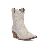 Women's Primrose Mid Calf Western Boot by Dingo in White (Size 6 M)