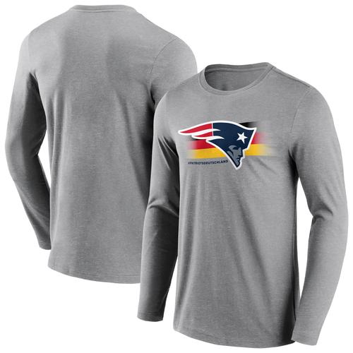 New England Patriots Deutschland Grafik Langarm T-Shirt - Herren