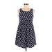 Old Navy Casual Dress - A-Line: Blue Print Dresses - Women's Size Small