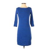 Gap Casual Dress: Blue Stripes Dresses - Women's Size X-Small