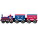 Texas Rangers 6'' x 24'' Train Cutout Sign