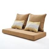 Dakota Fields Indoor/Outdoor Seat/Back Cushion Polyester in Brown | 4 H x 46.6 W x 24 D in | Wayfair 7B343C876ED645C282F6D0ECB111BA9F