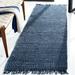 Blue/Navy 27 W in Area Rug - Sand & Stable™ Sagadahoc Handmade Tufted Jute/Sisal Navy Area Rug Jute & Sisal | Wayfair