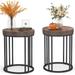 Side Table Modern Nightstand Round Side End Accent Table Bedside Table