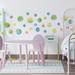 Watercolor Circles Pastel Rainbow Wall Stickers Home Decals Nursery - Multi