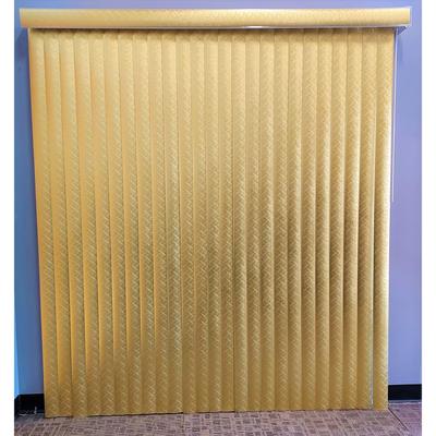 BlindDen Gold Infinity Textured Vinyl Vertical Blind, CORDLESS