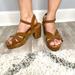 American Eagle Outfitters Shoes | American Eagle Heeled Sandal - Size 7 | Color: Brown/Tan | Size: 7