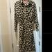 Kate Spade Dresses | Kate Spade Leopard Print Button Down Dress | Color: Brown/Cream | Size: 00