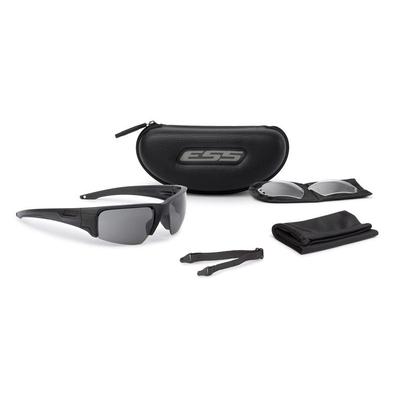 ESS Crowbar Subdued Logo Sunglasses Kit Black Frame Small-to-Medium EE9019-01