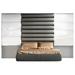 Hispania Home Klass Standard Bed Upholstered in Black/Brown | 13.77 H x 131 W x 83 D in | Wayfair Klass118-K