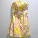 Lilly Pulitzer Dresses | Lilly Pulitzer Amberly Starfruit Strapless Dress 2 | Color: Pink/Yellow | Size: 2