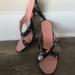 Gucci Shoes | Authentic Gucci Black Chainlink Satin Heels | Color: Black/Pink | Size: 7.5