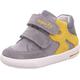 Superfit Jungen Moppy Lauflernschuhe, Grau Gelb 2500, 21 EU