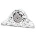 Silver Tufts University Jumbos Crystal Clock