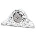 Silver William & Mary Tribe Crystal Clock