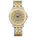 Gold/Silver George Mason Patriots Two-Tone Medallion Wristwatch