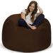 Chill Sack Memory Foam Classic Bean Bag Microfiber/Microsuede in Brown | 30 H x 48 W x 48 D in | Wayfair WAY-4SK-MS05