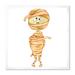 East Urban Home Watercolor Mummy Cartoon - Children's Art Canvas Wall Art Print Canvas in Brown/Green/White | 16 H x 16 W x 1 D in | Wayfair