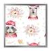 East Urban Home Cute Forest Cartoon Deer & Cute Raccoon - Children's Art Canvas Wall Art Print Canvas in Green/Red | 30 H x 30 W x 1 D in | Wayfair