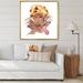 East Urban Home African American Woman, Dried Flowers, Leaves III - Glam Canvas Wall Art Print 2 Canvas in Brown | 16 H x 16 W x 1 D in | Wayfair