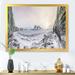 East Urban Home Panoramic View of Arctic Landscape - Photograph on Canvas Metal in Gray/White | 30 H x 40 W x 1.5 D in | Wayfair