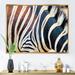 East Urban Home Detail of Black & White Zebra Lines I - Print on Canvas Metal | 16 H x 32 W x 1 D in | Wayfair BE86A2A38D9345B9B26D834E1393D8F6