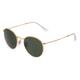 Ray-Ban RB 3447 ROUND METAL Unisex-Sonnenbrille Vollrand Panto Metall-Gestell, gold