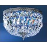 Classic Lighting Crystal Baskets Light Semi-Flush Mount Crystal in Gray | 8 H x 12 W x 12 D in | Wayfair 52312 MS CP
