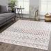 Tigris TGS-2333 2'7" x 10' Contemporary,Transitional Ivory/Colorful/Gray Runner - Hauteloom