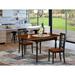 Ophelia & Co. Yemina Drop Leaf Solid Wood Dining Set Wood in Black | Wayfair A91286B1D6144F5D8D4EEE22153F2D43