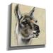 Rosalind Wheeler 'Llama Portrait' By Silvia Vassileva, Canvas Wall Art, 37"X37" Canvas, Wood in Brown | 37 H x 37 W x 1.5 D in | Wayfair