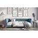 Etta Avenue™ Arliss Twin Daybed Upholstered/Velvet, Metal in Blue | 31.1 H x 42.1 W x 84.4 D in | Wayfair 4076F6541523427587B84A50076492C1