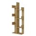 Latitude Run® Luisa 53.9" H x 19.6" W Standard Bookcase Wood in Brown | 53.9 H x 19.6 W x 8.6 D in | Wayfair 58EF50EC6E824A738350238D4BC3EE7F