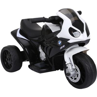 Homcom - Elektro Kindermotorrad Kinderfahrzeug Lizensiert von bmw S1000RR Elektro-Dreirad mit Akku