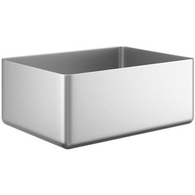 Regency 18" x 24" 14-Gauge Stainless Steel Fabricated Weld-In Undermount Sink Bowl - 10" Deep