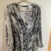 Zara Dresses | Grey Animal Print Zara Dress. | Color: Gray/White | Size: L