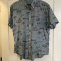 J. Crew Shirts | J. Crew Mens Light Weight Chambray Shirt Sleeve Button Down Size Xl | Color: Gray | Size: Xl