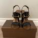 Gucci Shoes | Black Authentic Gucci Heel Sandals - Size 37.5 | Color: Black | Size: 37.5eu