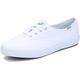 Keds Women's Champion Original Canvas Sneaker, White, 6.5 UK