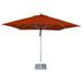 Bambrella Hurricane Square Market Umbrella Metal in Orange/Brown | 115 H in | Wayfair 2.6m SQ-H-TC