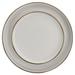 Elama Louis 16 Piece Stoneware Dinnerware Set In Matte Slate w/ Gold Rim Ceramic/Earthenware/Stoneware in Gray | Wayfair 950116178M