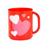 Oriental Trading Company Valentine's Day Plastic Mugs w/ Hearts, Seasonal, Party Supplies, 12 Pieces in Red | Wayfair 13961362