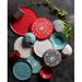 Porland Christina 12 Piece Dinnerware Set, Service for 4 Porcelain/Ceramic in Green/Blue | Wayfair 04USA000164