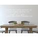 Story Of Home Decals Bless the Food Before Us the Family Beside Us & the Love Between Us Wall Decal Vinyl in White | 10 H x 36 W in | Wayfair