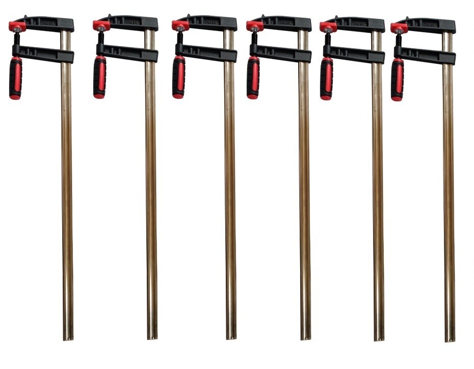 Vago-Tools 6x Profi Schraubzwinge 200x50 Zwinge Temperguß Image