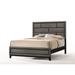 Red Barrel Studio® Valdemar Queen Bed Wood in Black | 56 H x 79 W x 86 D in | Wayfair 2CF2DAA50DA54FAC9B33FF93B73BF21B